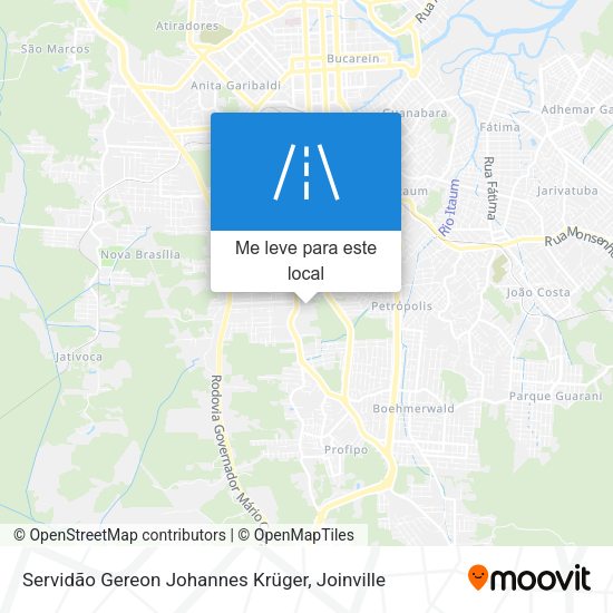 Servidão Gereon Johannes Krüger mapa