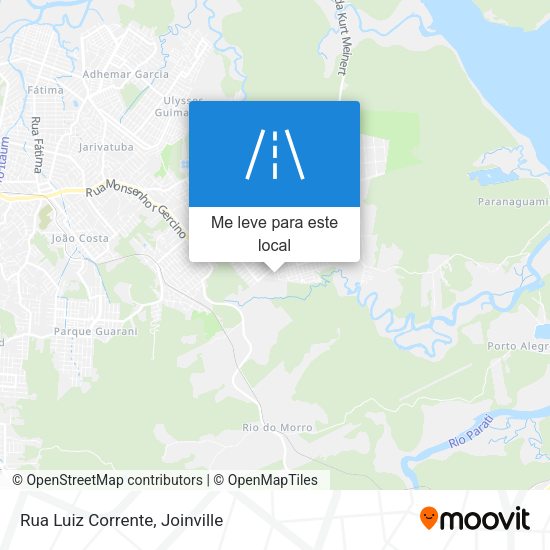 Rua Luiz Corrente mapa