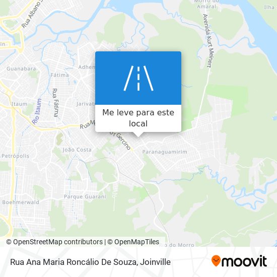 Rua Ana Maria Roncálio De Souza mapa
