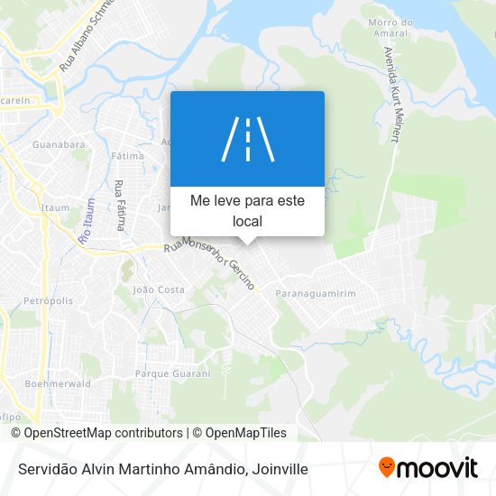 Servidão Alvin Martinho Amândio mapa