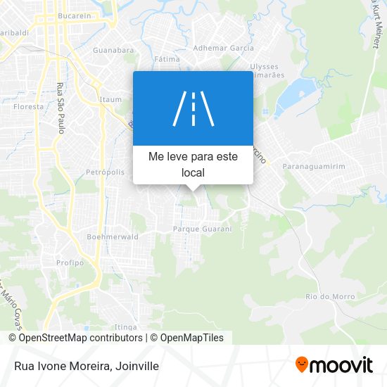 Rua Ivone Moreira mapa