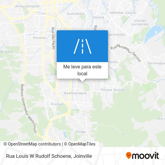 Rua Louis W Rudolf Schoene mapa