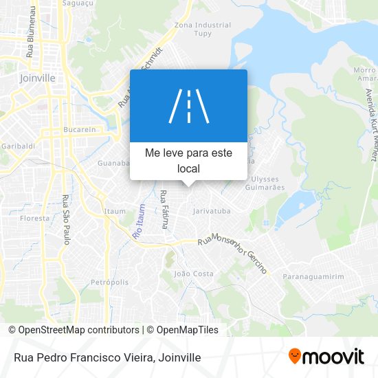 Rua Pedro Francisco Vieira mapa