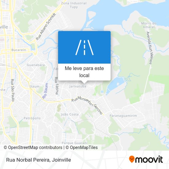 Rua Norbal Pereira mapa