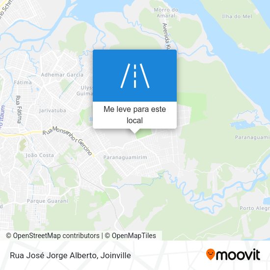 Rua José Jorge Alberto mapa