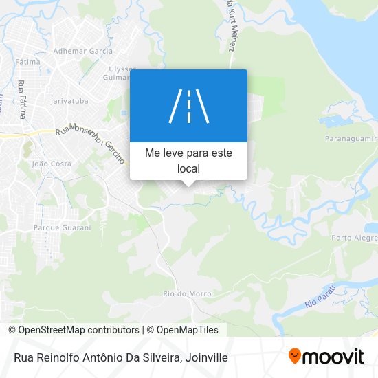 Rua Reinolfo Antônio Da Silveira mapa