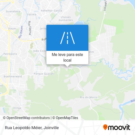 Rua Leopoldo Méier mapa