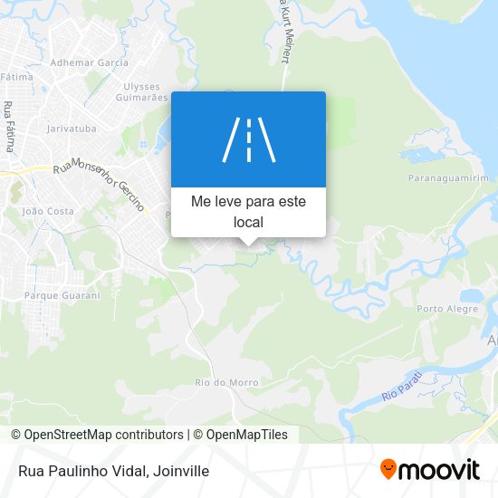 Rua Paulinho Vidal mapa
