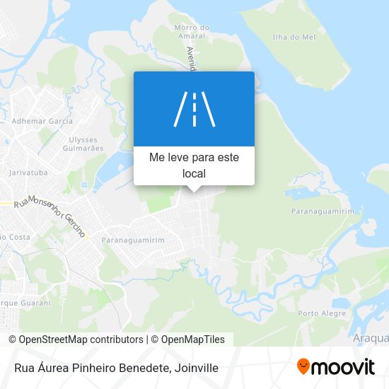 Rua Áurea Pinheiro Benedete mapa