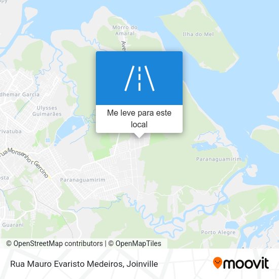 Rua Mauro Evaristo Medeiros mapa