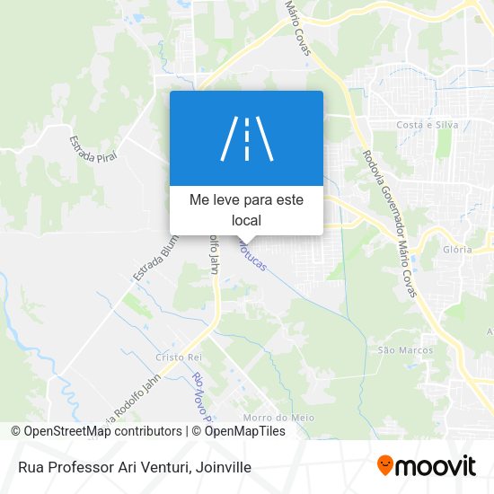 Rua Professor Ari Venturi mapa