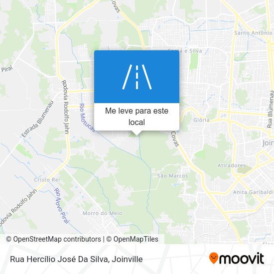 Rua Hercílio José Da Silva mapa