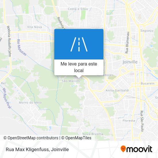Rua Max Kligenfuss mapa