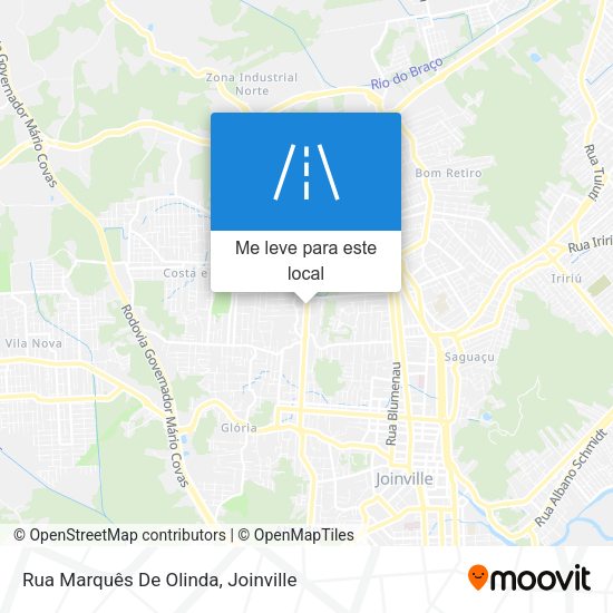 Rua Marquês De Olinda mapa