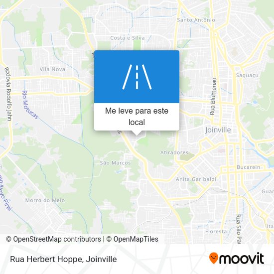 Rua Herbert Hoppe mapa