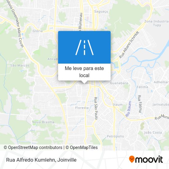 Rua Alfredo Kumlehn mapa