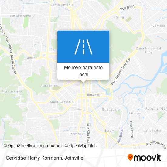 Servidão Harry Kormann mapa