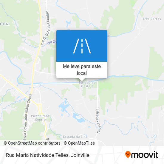 Rua Maria Natividade Telles mapa