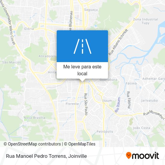 Rua Manoel Pedro Torrens mapa