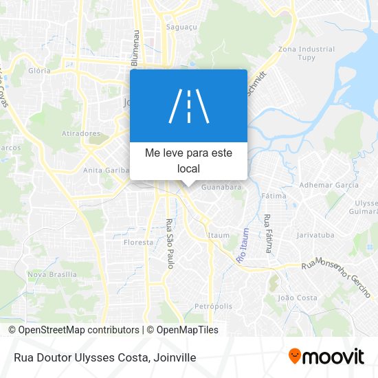 Rua Doutor Ulysses Costa mapa