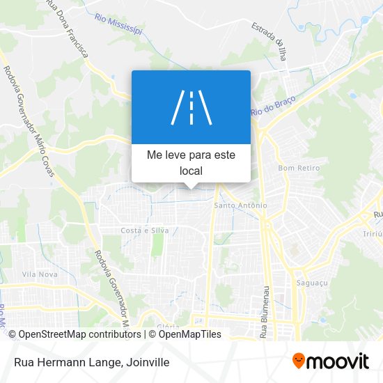 Rua Hermann Lange mapa