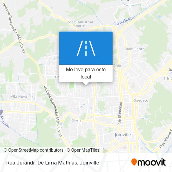 Rua Jurandir De Lima Mathias mapa