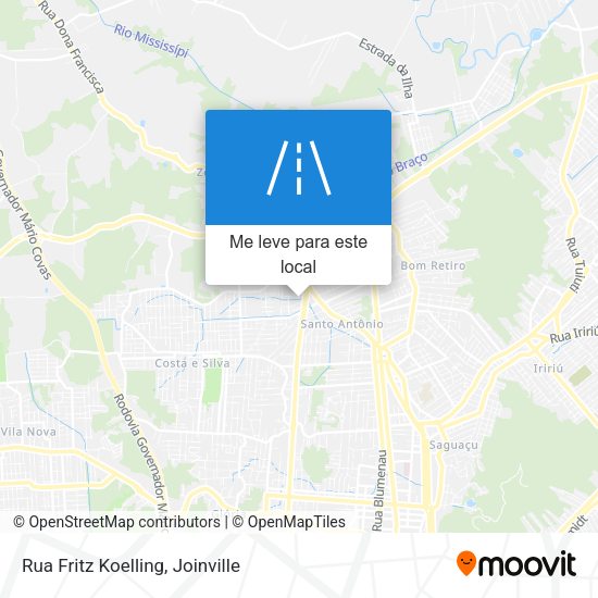 Rua Fritz Koelling mapa