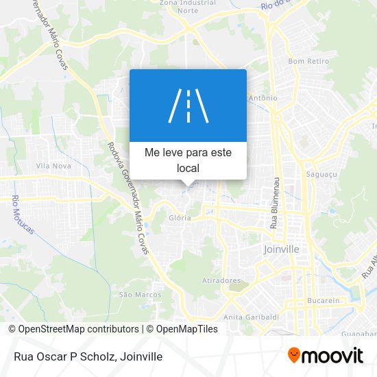 Rua Oscar P Scholz mapa