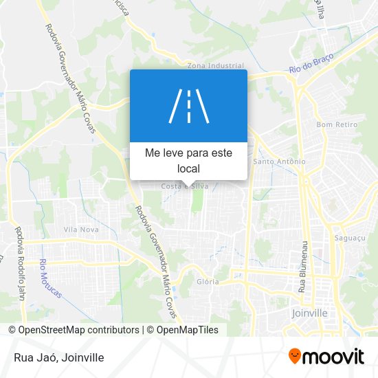 Rua Jaó mapa