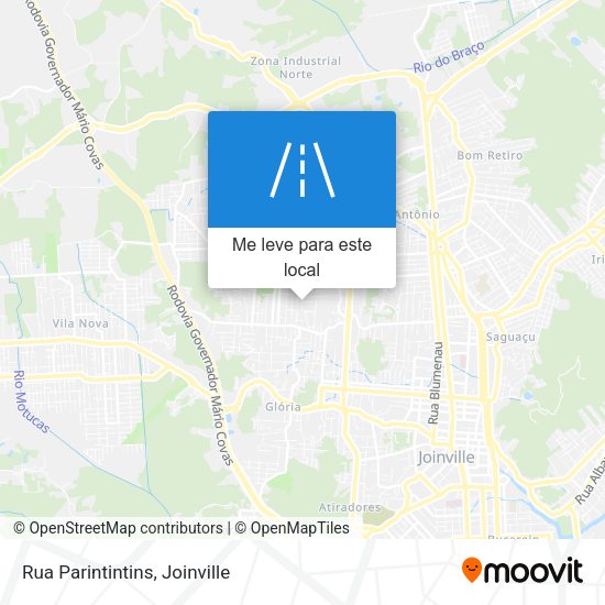 Rua Parintintins mapa