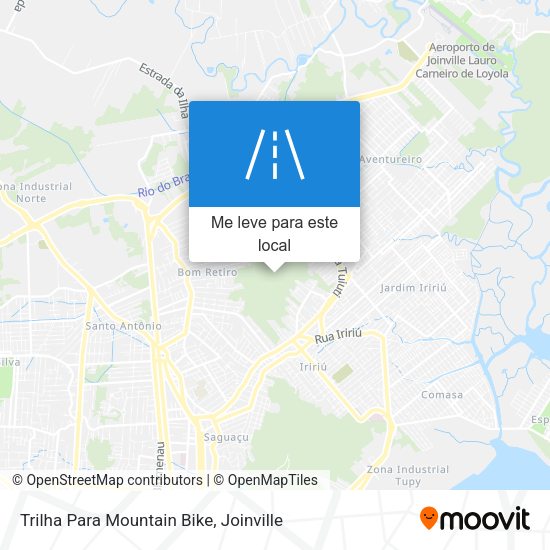 Trilha Para Mountain Bike mapa