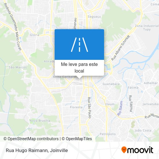 Rua Hugo Raimann mapa