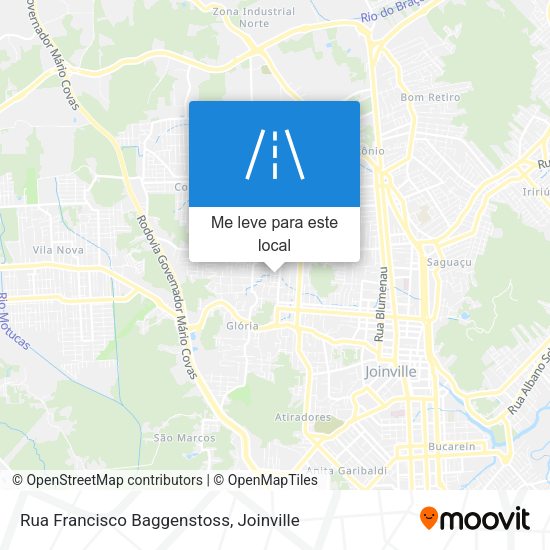 Rua Francisco Baggenstoss mapa