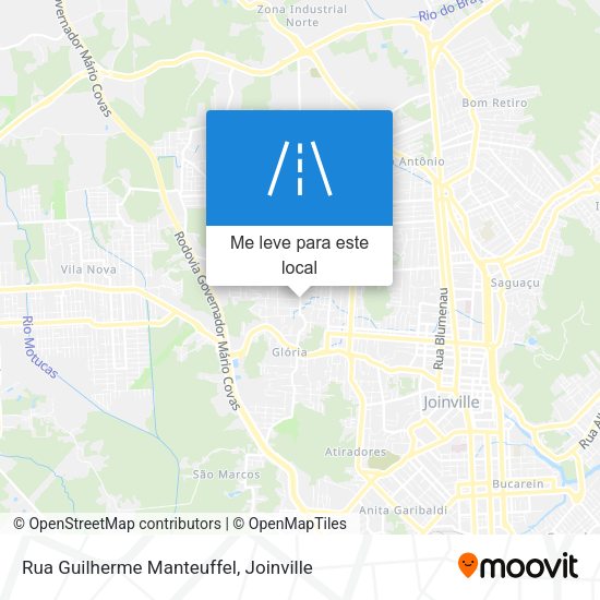 Rua Guilherme Manteuffel mapa
