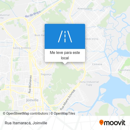Rua Itamaracá mapa