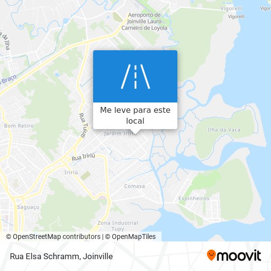 Rua Elsa Schramm mapa