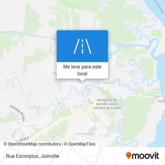 Rua Escorpius mapa