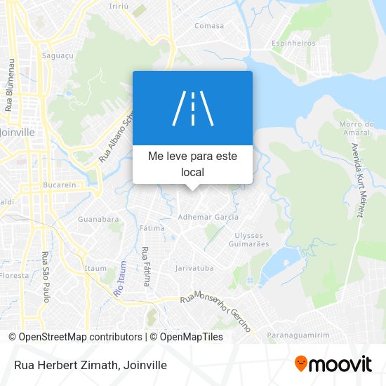 Rua Herbert Zimath mapa
