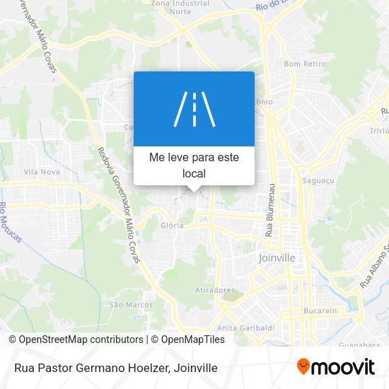Rua Pastor Germano Hoelzer mapa