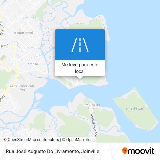 Rua José Augusto Do Livramento mapa