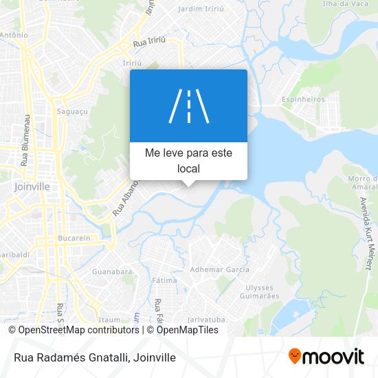 Rua Radamés Gnatalli mapa