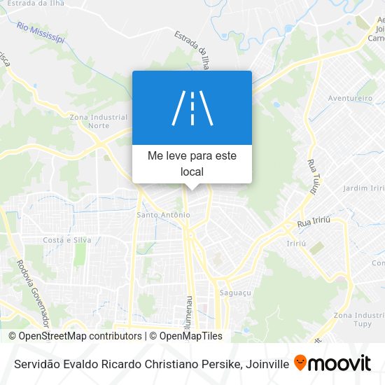 Servidão Evaldo Ricardo Christiano Persike mapa