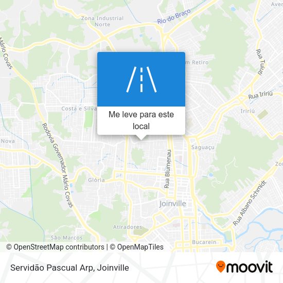 Servidão Pascual Arp mapa
