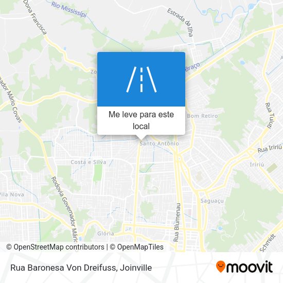 Rua Baronesa Von Dreifuss mapa