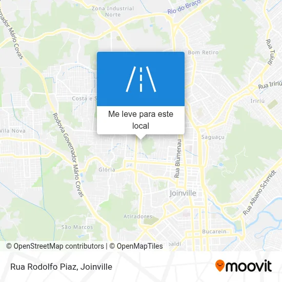 Rua Rodolfo Piaz mapa