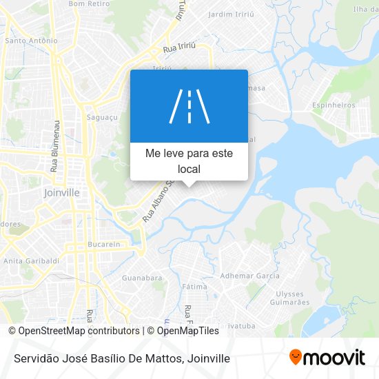 Servidão José Basílio De Mattos mapa
