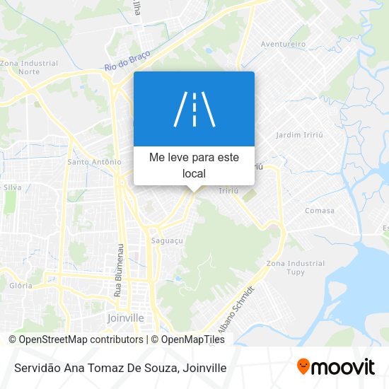 Servidão Ana Tomaz De Souza mapa