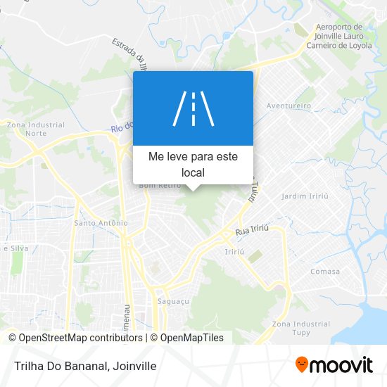 Trilha Do Bananal mapa