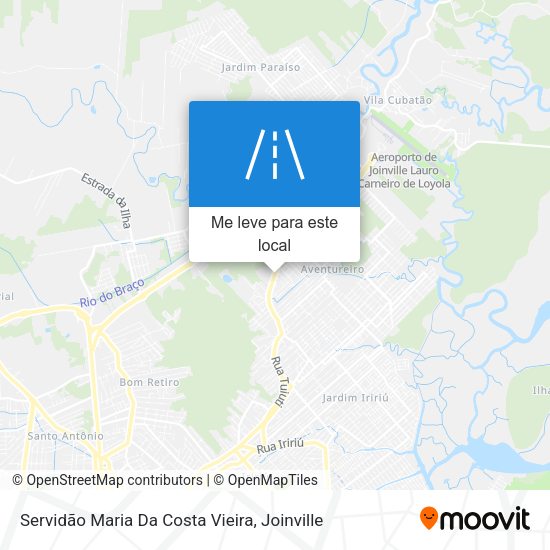 Servidão Maria Da Costa Vieira mapa