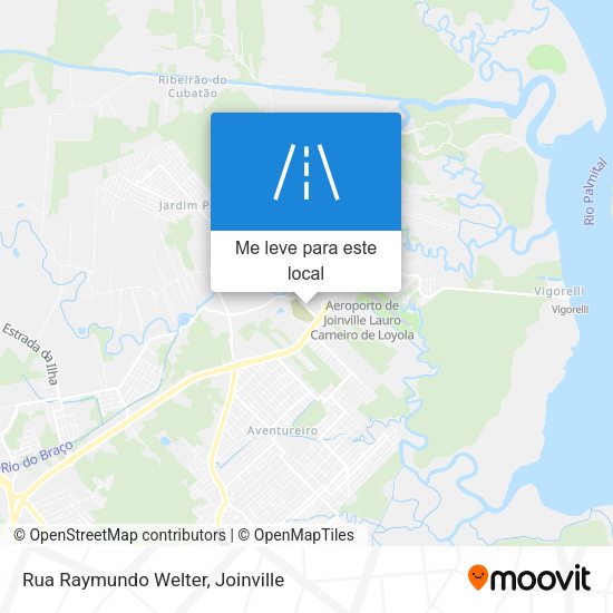 Rua Raymundo Welter mapa